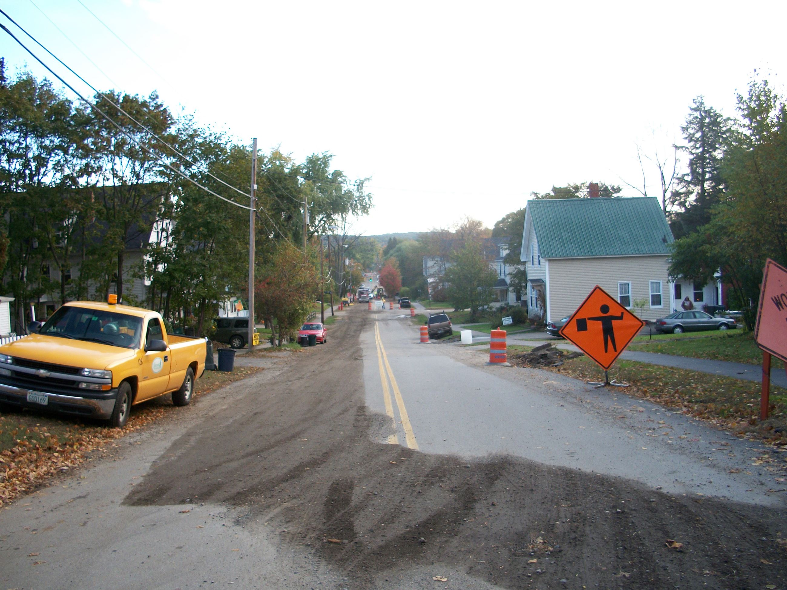 Road with Trench Filled In