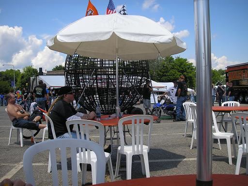 Dining at Bike Week 2009