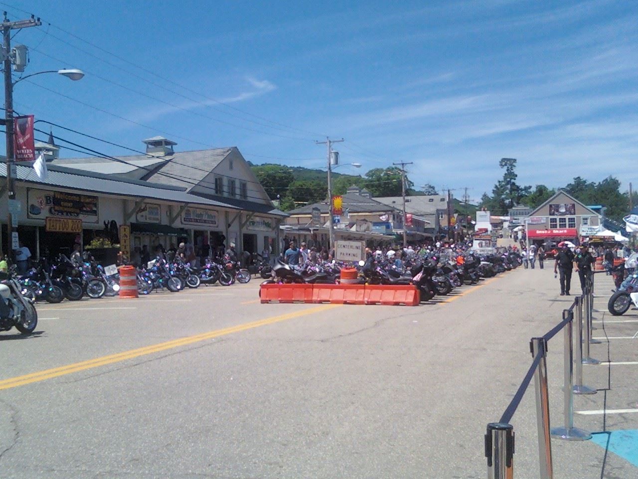 Weirs Boulevard, taken early in the morning before the crowds arrive, June 2010