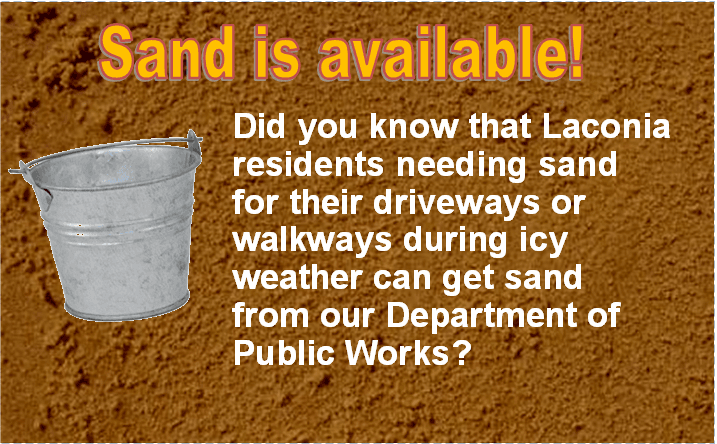 Sand is available 