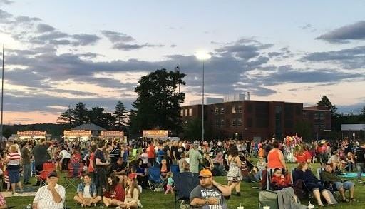 A photo of the July Fourth celebration at Opechee Park